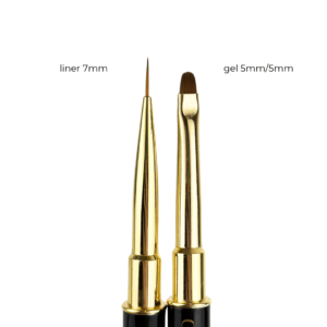 Pędzel (dwustronny) Crystal Professional №4 5mm/5mm – 7mm