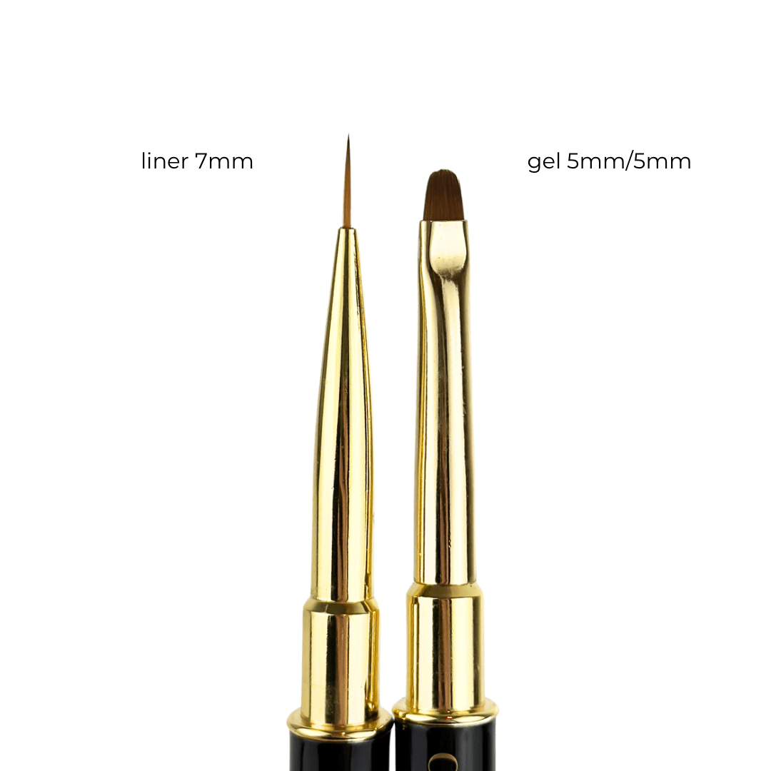 Pędzel (dwustronny) Crystal Professional №4 5mm/5mm – 7mm