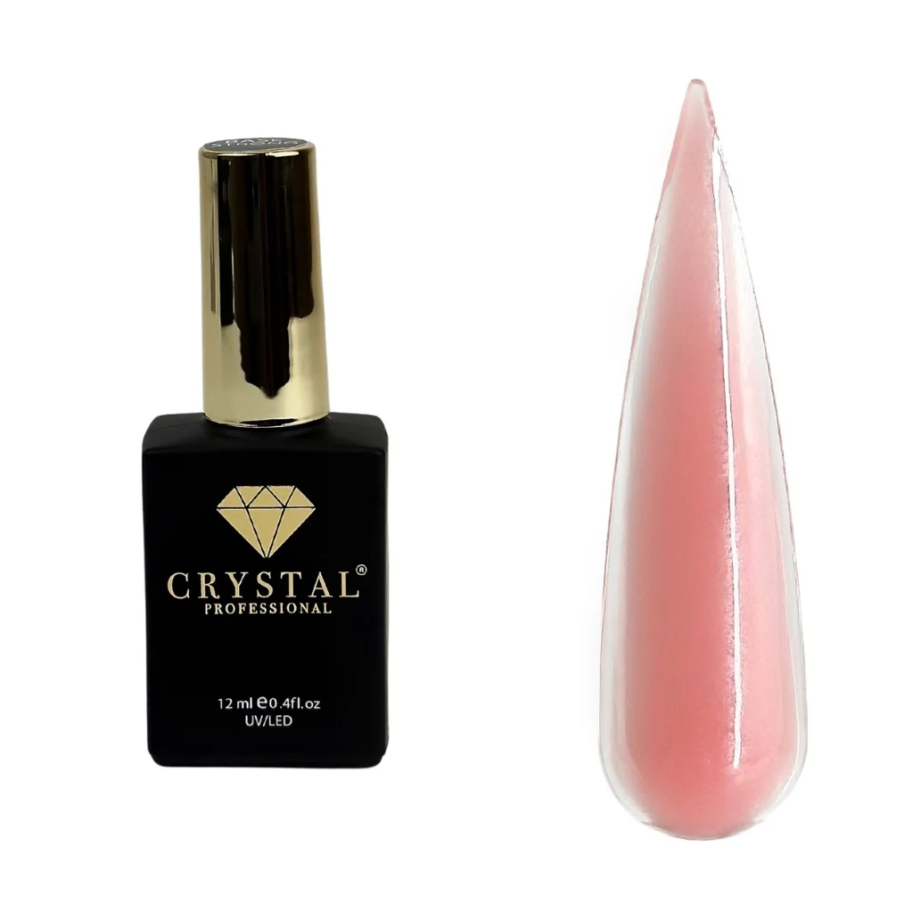 Top Peach Crystal Professional – kamuflujący top hybrydowy UV/LED HEMA & TPO Free