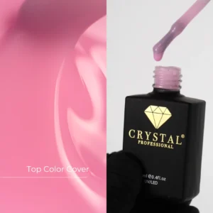 Top Cover Crystal Professional – kamuflujący top hybrydowy UV/LED HEMA & TPO Free