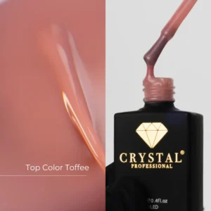 Top Toffee Crystal Professional – kamuflujący top hybrydowy UV/LED HEMA & TPO Free