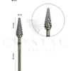 Carbide Bit “Rounded Cone” Crystal Professional №37 (Green Cross-Cut 5.0 mm)