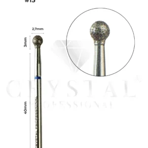 FREZ DIAMENTOWY „KULKA” Crystal Professional №15 (NIEBIESKIE NACIĘCIE 3,5 mm)