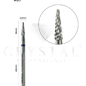 FREZ KARBIDOWY №07 Crystal Professional Stożek Węglika Spiekanego 2,3 mm