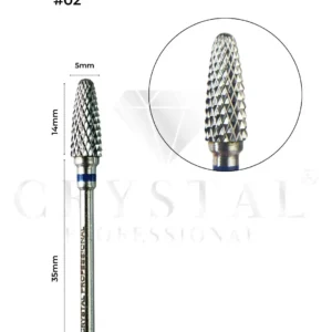 Carbide Bit “Corn” Crystal Professional №02 (Blue Cut 5.0 mm)