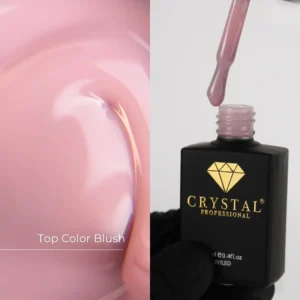 Top Blush Crystal Professional – kamuflujący top hybrydowy UV/LED HEMA & TPO Free