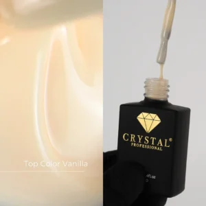 Top Vanilla Crystal Professional – kamuflujący top hybrydowy UV/LED HEMA & TPO Free