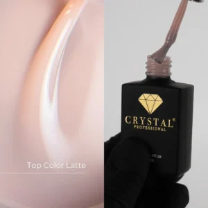 Top Latte Crystal Professional – kamuflujący top hybrydowy UV/LED HEMA & TPO Free