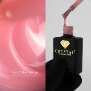 Top Beige Crystal Professional – kamuflujący top hybrydowy UV/LED HEMA & TPO Free