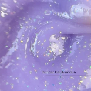 Builder Gel Aurora №4 Crystal Professional HEMA & TPO Free